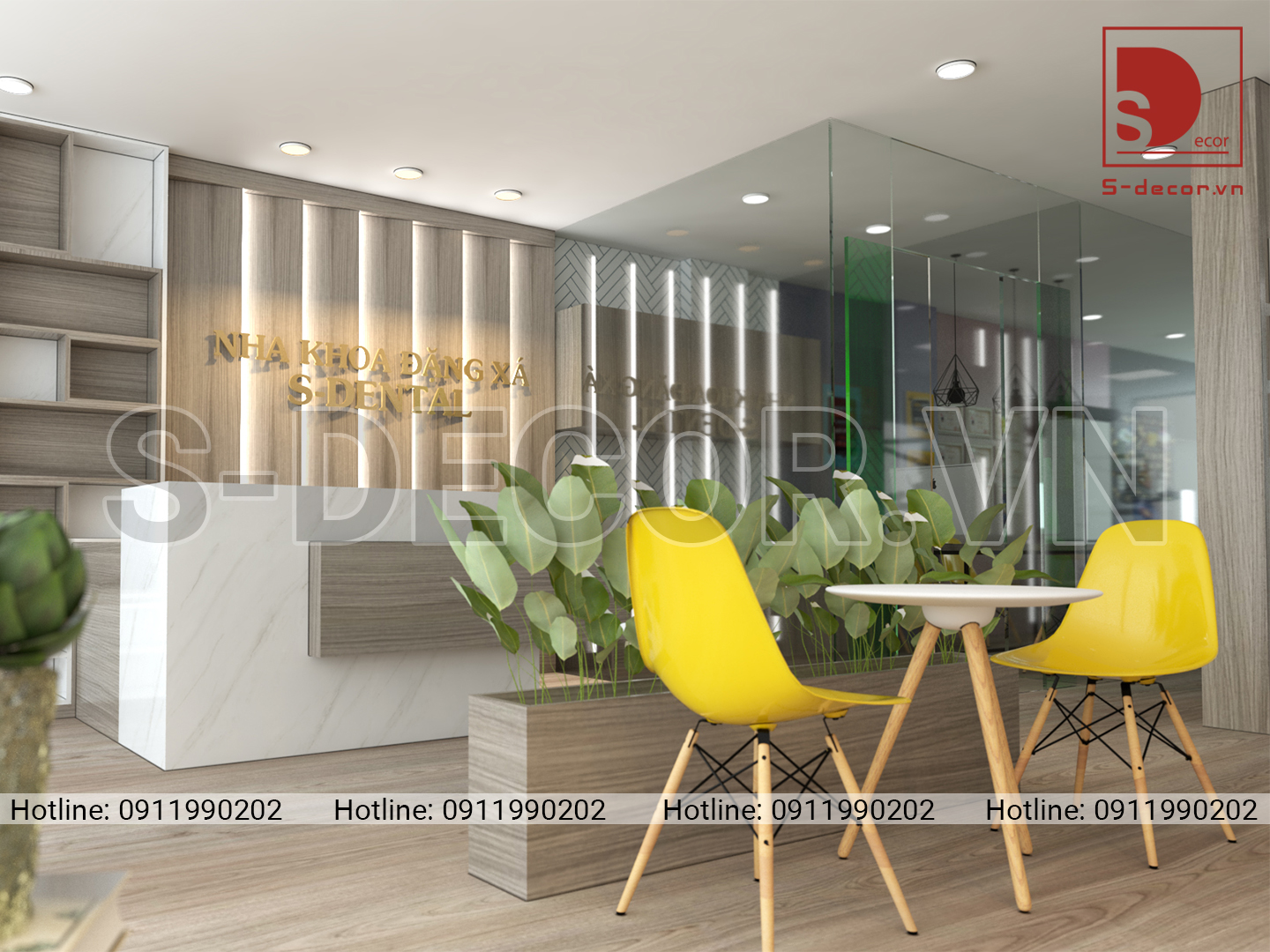 Thiết kế phòng khám nha khoa đẹp