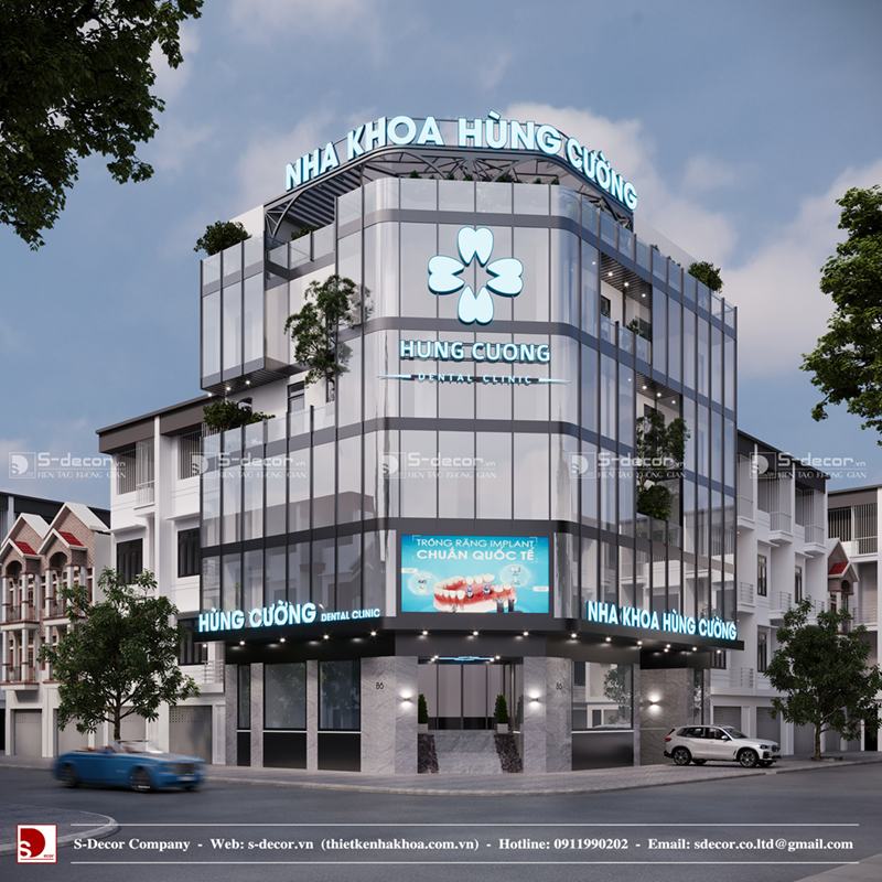 Thiết kế nội thất và kiến kế nha khoa